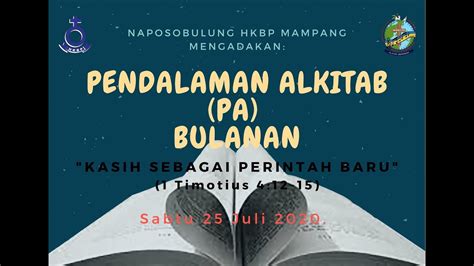 Recording Ibadah Pendalaman Alkitab Naposobulung Hkbp Mampang