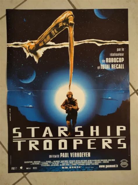 Affiche Starship Troopers Originale De Paul Verhoeven Cm Eur