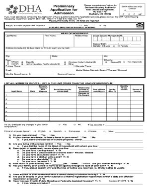 Durham Housing Authority Application Form Complete With Ease