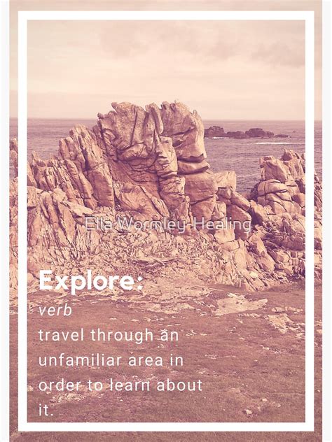 "Explore meaning poster" Sticker for Sale by efranceswh | Redbubble