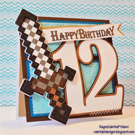 10 Best Minecraft Printable Happy Birthday Card Printableecom Creeper