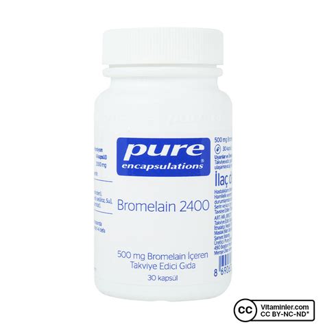 Pure Encapsulations Bromelain 2400 30 Kapsül Vitaminler