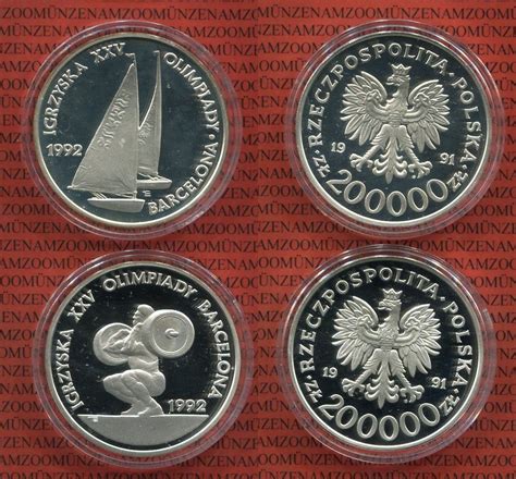 X Zloty Silberm Nze Polen X Zloty Set