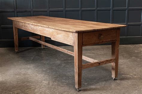 19thc English Country House Pine Farmhouseprep Table