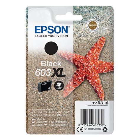 Epson Etoile De Mer Xl Noir Cartouche D Encre Epson Sur Materiel Net