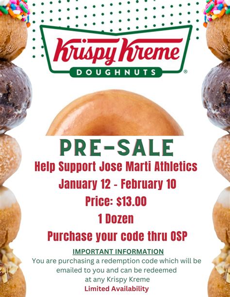 Krispy Kreme Fundraiser – Jose Marti MAST 6-12 Academy