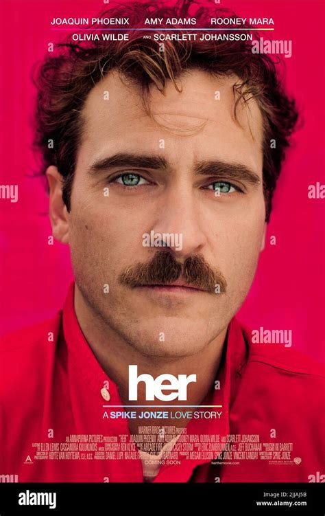 Movie Poster Her 2013 Stock Photo Alamy