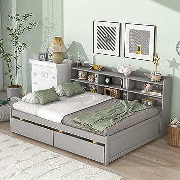 Amazon Harper Bright Designs Full Bed With Storage Drawers And