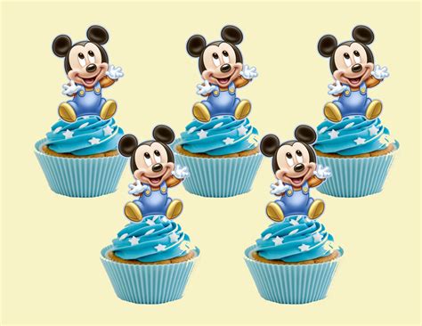 Diy Mickey Mouse Cupcake Toppers - Mickey Mouse Cupcake Topper, You ...