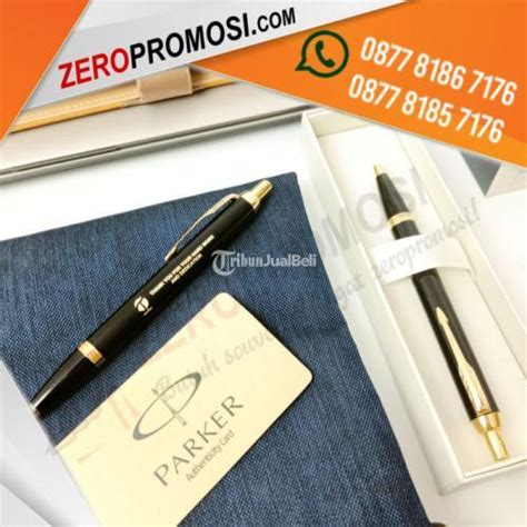 Souvenir Pulpen Parker Original IM Black Seri 1975638 Grafir Nama Di