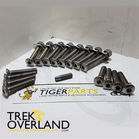 Land Rover Defender TDCI Stainless Steel Front Door Bolt Kit DA1132P