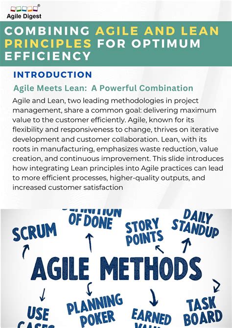 Combining Agile And Lean Principles For Optimum Efficiency Agile