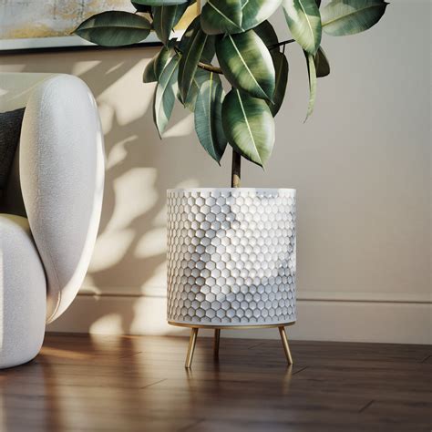 Mercer Cilka Honeycomb Pot Planter Reviews Wayfair