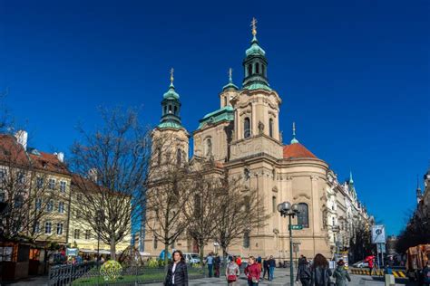 St. Nicholas Church in Prague Editorial Photography - Image of prague ...