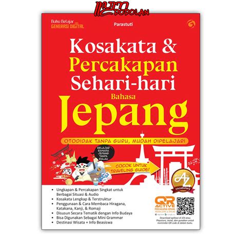 Jual Buku Belajar Bahasa Jepang Kosakata Sehari Hari Percakapan