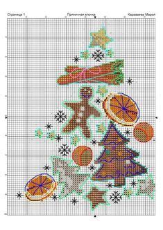 TREIZIEME JOUR BRODOUILLE Cross Stitch Patterns Christmas