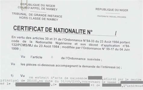 Sécurité Nationale Au Niger Déchéance De La Nationalité Pour Alkache