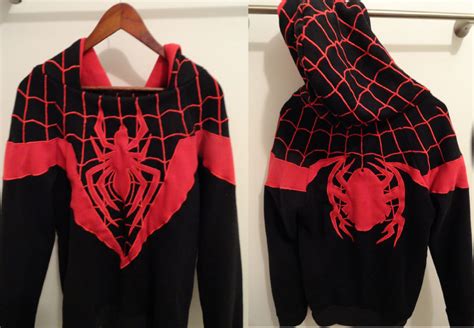 Miles Morales Spider Man Hoodie By Megaringo On Deviantart