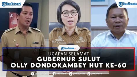 Ucapan Selamat Hut Ke Gubernur Sulut Olly Dondokambey Dari Wagub