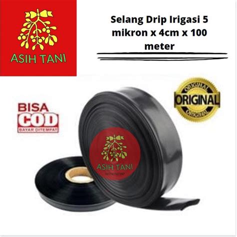 Jual Selang Drip Irigasi Micron X Meter Selang Hitam Shopee