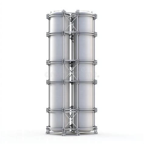 detailed structure  rocket fuel tank  precise lines  complex