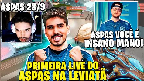 ASPAS fez a PRIMEIRA LIVE após ENTRAR na LEVIATÃ e DESTRUIU na RANKED