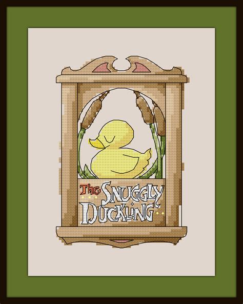 Patreon Only Tangled Cross Stitch Pattern The Snuggly Duckling – Cross ...