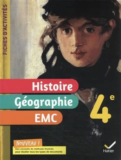 Fiches D Activit S Histoire G Ographie Emc E Cahier L Ve