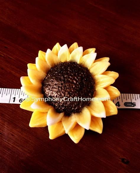 3d Sunflower Mold Sunflower Soap Mold Sunflower Silicone Etsy