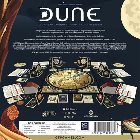 Dune: the Board Game – Great Boardgames