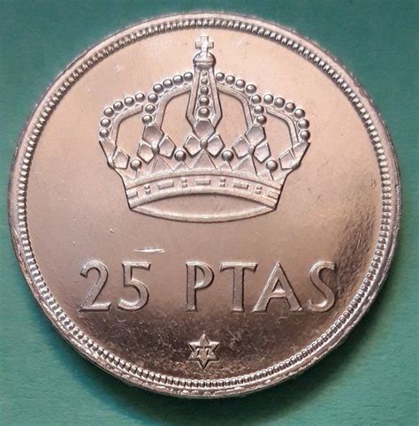 SPANIEN ESPAÑA 25 PESETAS 1975 77 AUS ORIGINALROLLE Kaufen auf