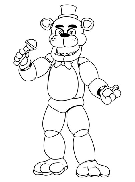 Dibujos De Freddy Fazbear Para Colorear WONDER DAY Dibujos Para