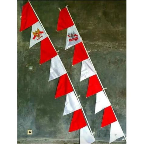 Jual Umbul Umbul Garuda Umbul Umbul Mata Merah Putih Bendera Gergaji