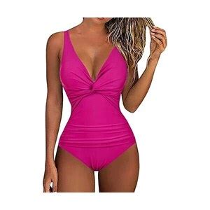 Mjgkhiy Costumi Da Bagno Donna Curvy Halter Regolabile Costume Intero