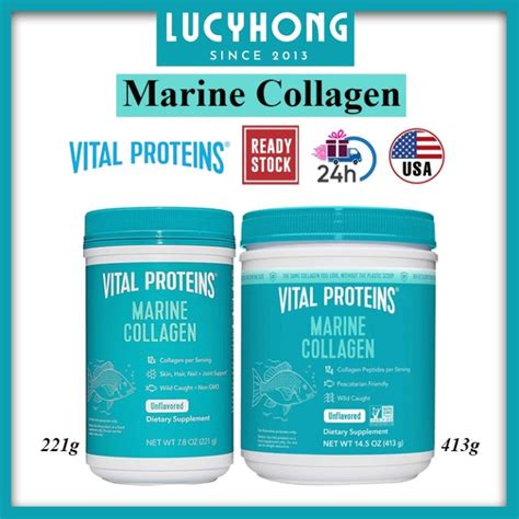 Vital Proteins Marine Collagen Peptides Powder Supplement For Skin Hair