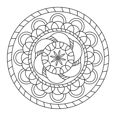 Mandala Coloring Page & SVG 01 - SteinMixedMedia