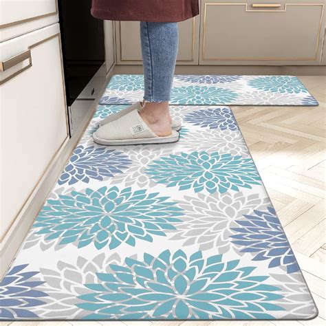 Amazon HEBE Anti Fatigue Kitchen Rug Sets 2 Piece Non Slip Kitchen