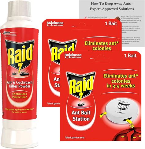 Raid Ant Bait Station Ant Killer For Indoor And Outdoor Use Pack Of