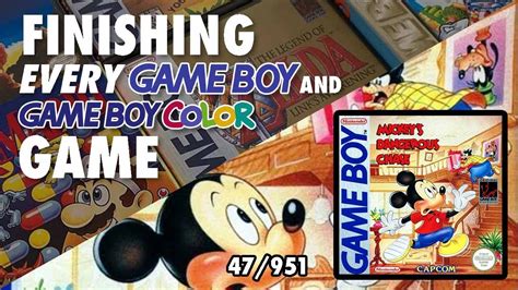 Finishing Every Gb Gbc Game Mickey S Dangerous Chase Youtube