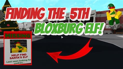 Finding The 5th Bloxburg Elf Ll Elf Hunt 2021 Youtube