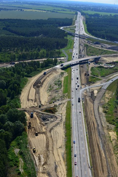 Luftbild Gro Ziethen Baustelle Zum Um Und Ausbau Des