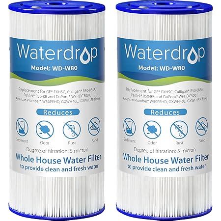 Amazon Pureplus X Whole House Pleated Sediment Filter For