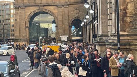 Newcastle Station Travel Warning After Flooding Cancels Trains Bbc News