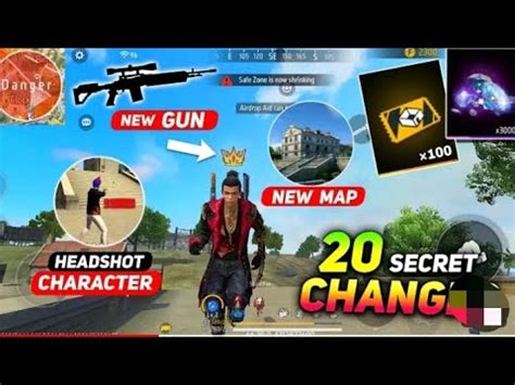 Ob Secret Changes In Free Fire New Map New Gun New