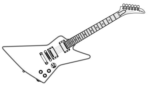 Guitar Outline Png Transparent Images Free Download Vector Files