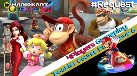 Mario Kart Deluxe Gameplay Players Funky Kong Vs Diddy Kong Vs