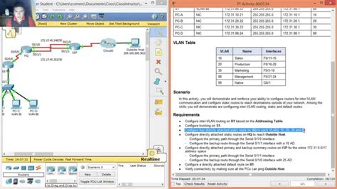 6 6 1 2 Packet Tracer Skills Integration Challenge Youtube