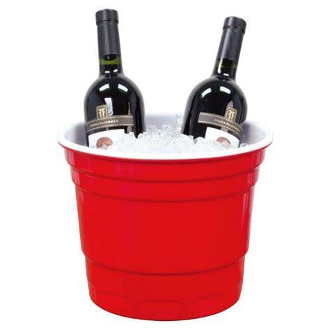 Giant Red Party Cup Ice Bucket