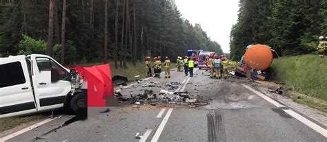 Rybniki Tragiczny Wypadek Na Dk Bus Zderzy Si Z Cystern Jedna