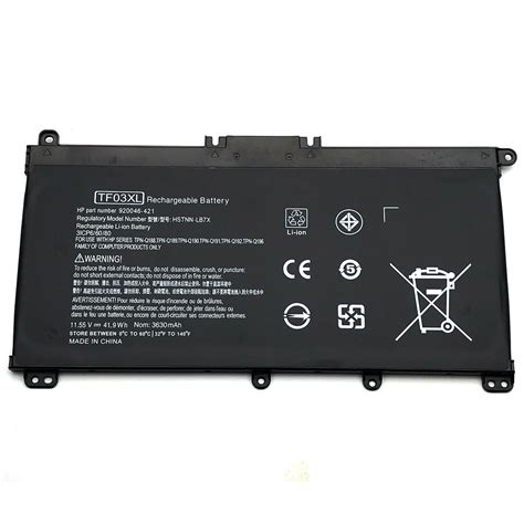 Battery For Hp Pavilion Cc Tx Hstnn Ib Y Tf Xl L